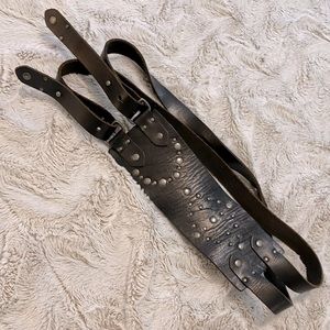 Genuine leather belt